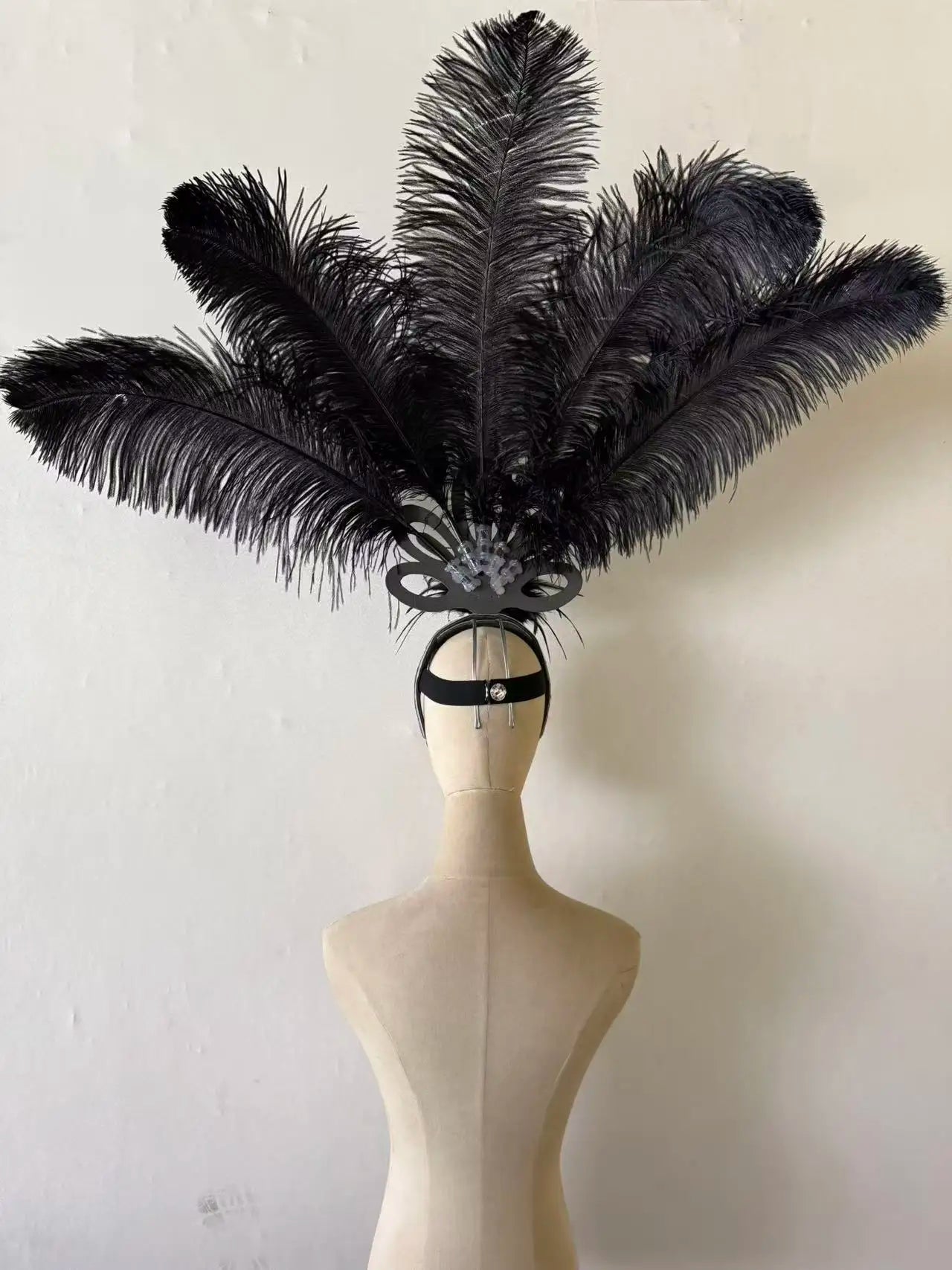 The Stardust Empress – Deluxe Feathered Samba & Carnival Crown by Stardust Starlets