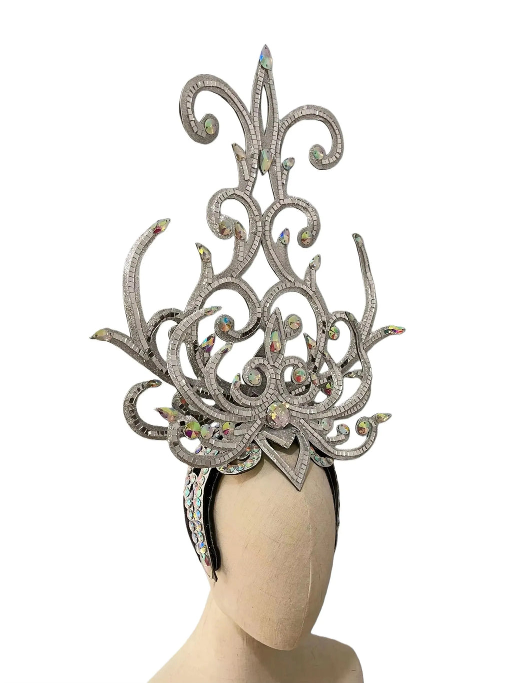 The Stardust Dionysia Masquerade Crown – Carnival & Ball Samba Headdress by Stardust Starlets