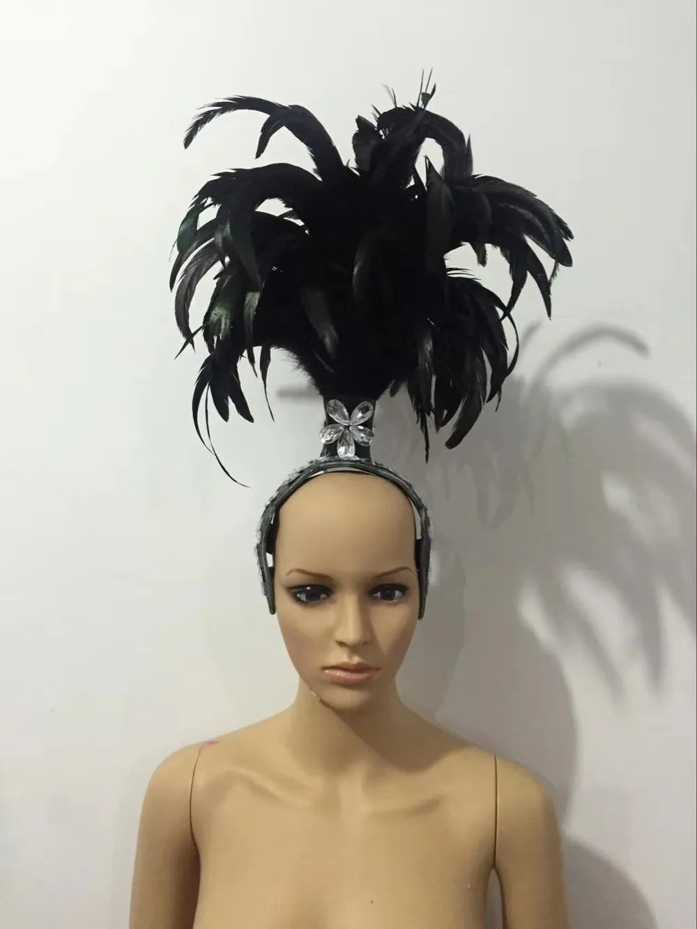 The Stardust Empress – Deluxe Feathered Samba & Carnival Crown by Stardust Starlets