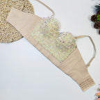 The Stardust Prism Siren – Sequined Glitter Bustier Corset Crop Top by Stardust Starlets