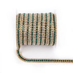 The Stardust Triple Crown – 3-Row Glass Crystal Rhinestone Cup Chain Trim by Stardust Starlets