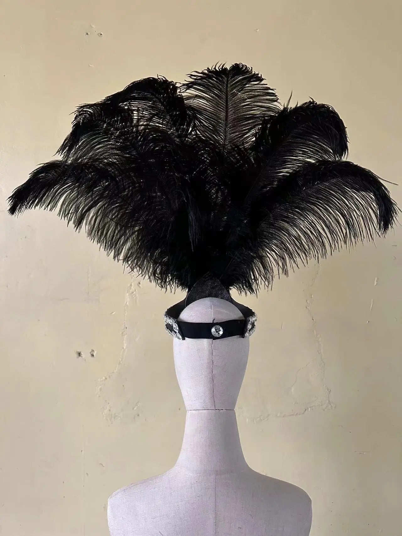 The Stardust Dionysia – Classic Feathered Samba Carnival & Masque Crown by Stardust Starlets