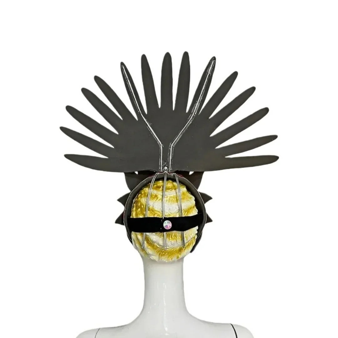 Brazil Rio Spanish Cuba Santiago Havana Venice Dionysia carnival Float Mask dress masque ball costume samba Golden Crown by Stardust Starlets