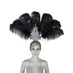 The Stardust Dionysia – Carnival & Samba Feathered Masque Ball Crown by Stardust Starlets