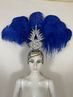 The Stardust Dionysia – Carnival & Samba Feathered Masque Ball Crown by Stardust Starlets