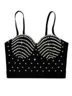 The Stardust Prism Siren – Embroidered Diamond Bustier Corset Crop Top by Stardust Starlets