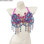 The Stardust Empress Sirena – Deluxe Rhinestone & Stone Samba Carnival Wire Bra by Stardust Starlets