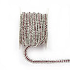 The Stardust Triple Crown – 3-Row Glass Crystal Rhinestone Cup Chain Trim by Stardust Starlets
