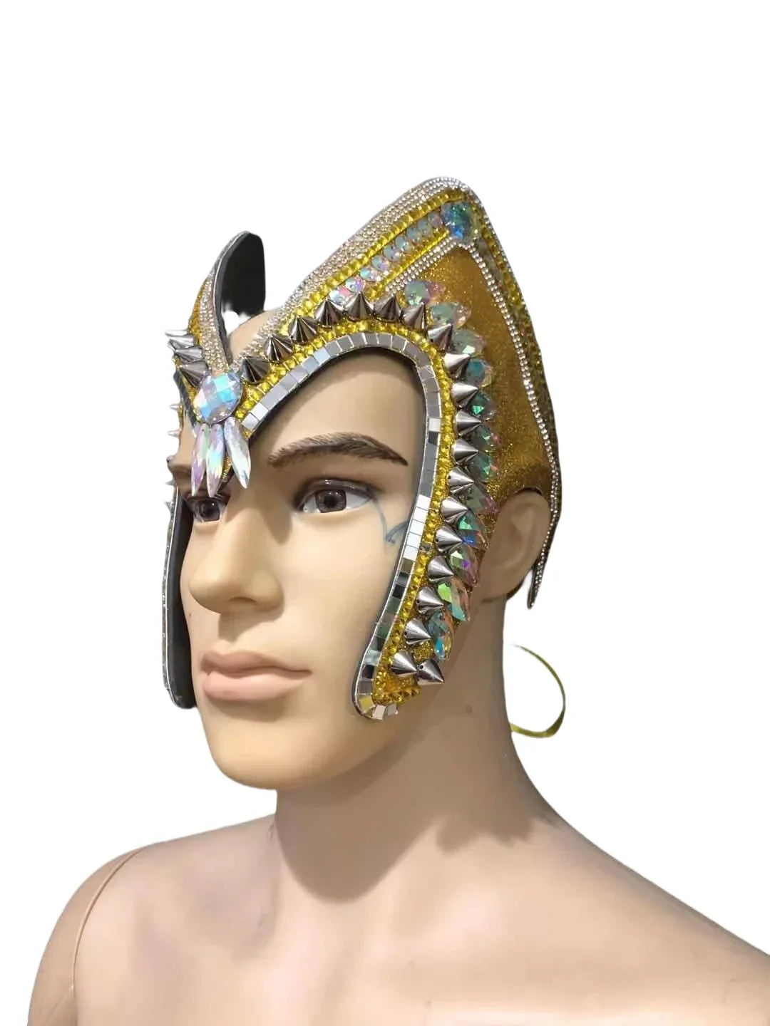 The Stardust Empress – Deluxe Feathered Samba & Carnival Crown by Stardust Starlets