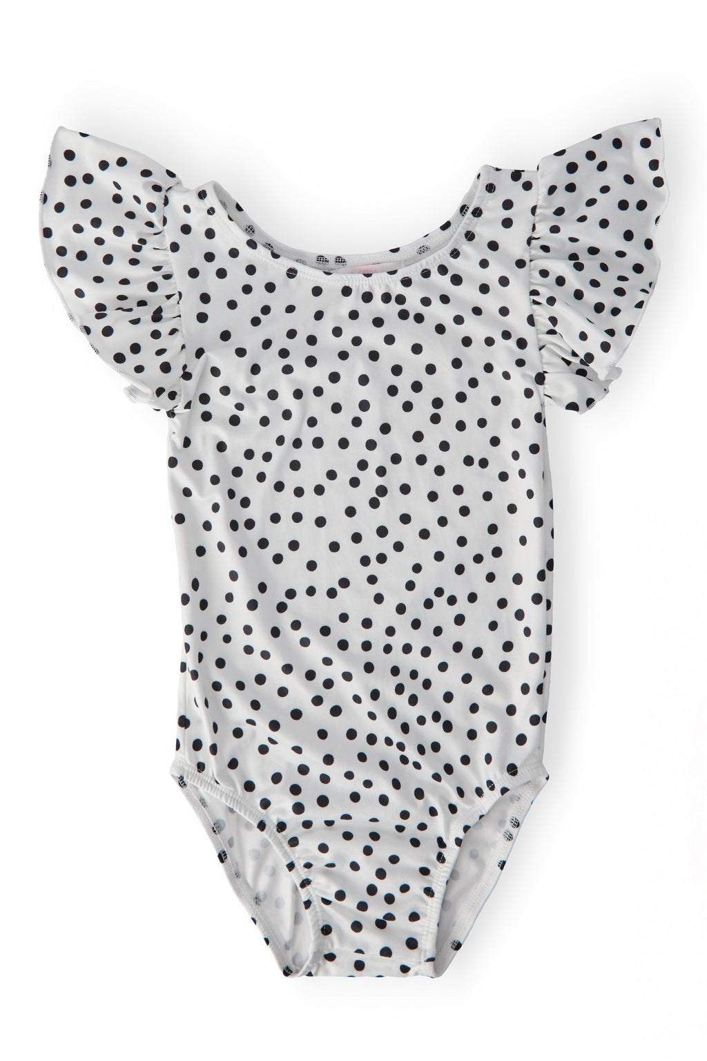 Scattered Dot S/S Flutter Sleeve Leotard by Mila & Rose ®