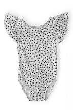 Scattered Dot S/S Flutter Sleeve Leotard by Mila & Rose ®