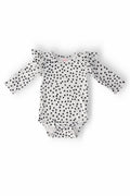 Scattered Dot L/S Flutter Bodysuit by Mila & Rose ®
