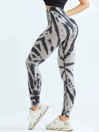 🧘‍♀️ Tie-Dye Seamless High-Waist Scrunch Butt Leggings by FitiqueFit