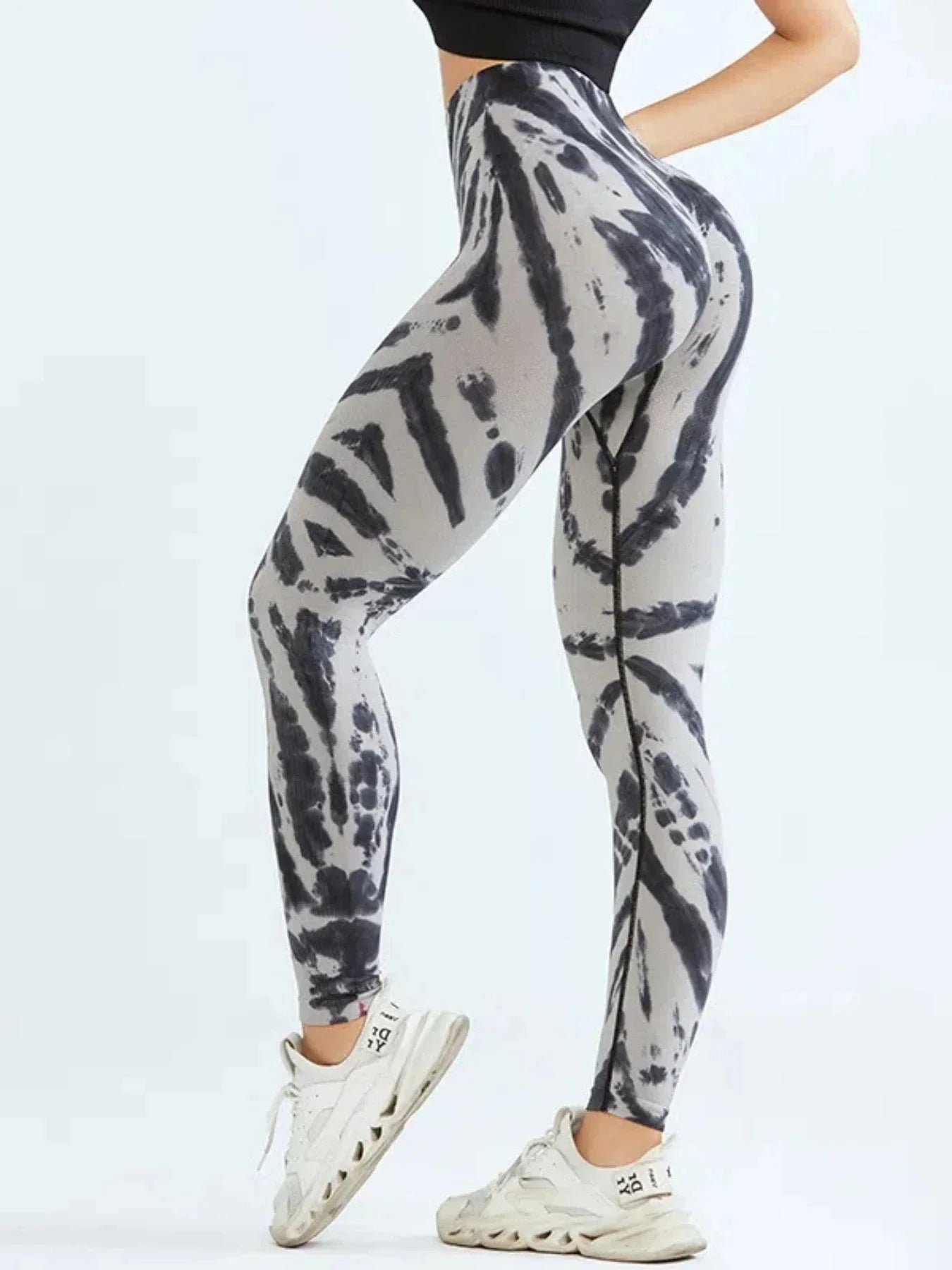 🧘‍♀️ Tie-Dye Seamless High-Waist Scrunch Butt Leggings by FitiqueFit