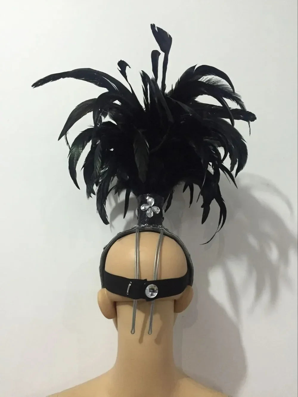 The Stardust Empress – Deluxe Feathered Samba & Carnival Crown by Stardust Starlets