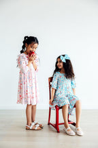 School Days 3/4 Ruffle Twirl Dress by Mila & Rose ®