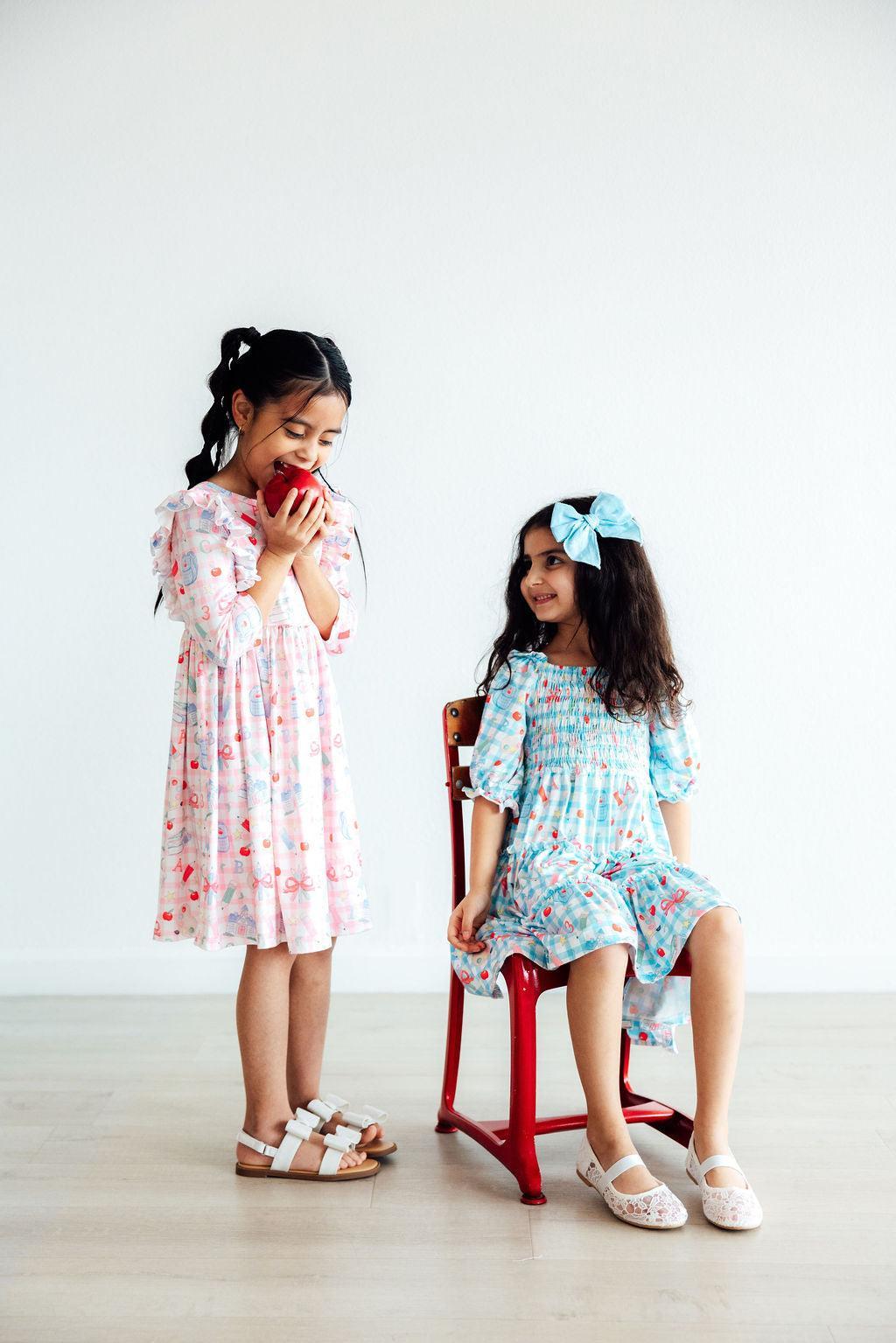 School Days 3/4 Ruffle Twirl Dress by Mila & Rose ®
