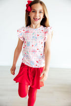 School Days S/S Ruffle Tee by Mila & Rose ®