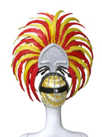 The Stardust Sovereign – Majestic Feathered Samba Carnival Headdress by Stardust Starlets