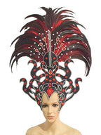 The Stardust Dionysia Masquerade Crown – Carnival & Ball Samba Headdress by Stardust Starlets