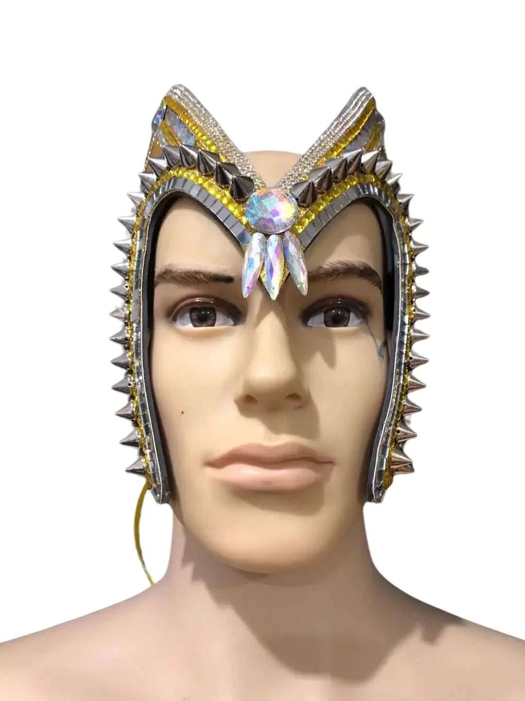 The Stardust Empress – Deluxe Feathered Samba & Carnival Crown by Stardust Starlets