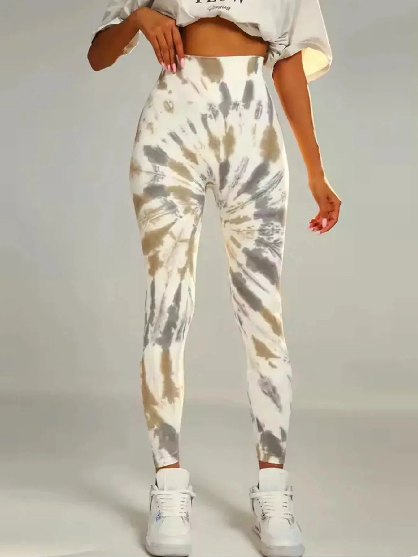 🧘‍♀️ Tie-Dye Seamless High-Waist Scrunch Butt Leggings by FitiqueFit