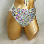 The Stardust Empress Royale – Deluxe Rhinestone Samba Carnival Wire Bra & High-Waist Panties 2-Piece Costume Set by Stardust Starlets