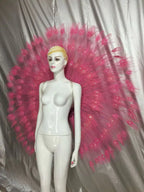 The Stardust Victoria Cabaret – Deluxe Angel Feather Wing & Headdress Stage Costume Set by Stardust Starlets