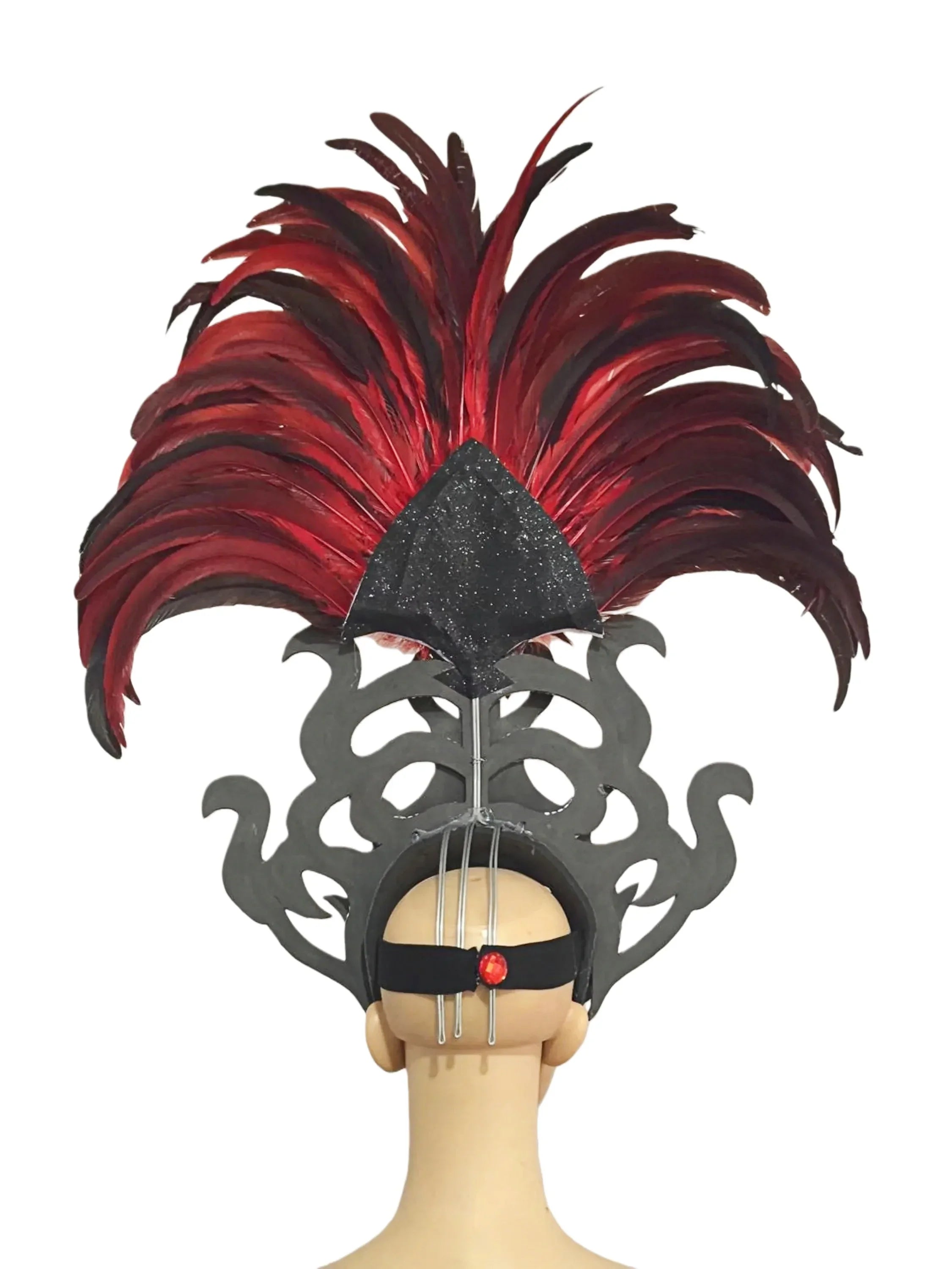 The Stardust Dionysia Masquerade Crown – Carnival & Ball Samba Headdress by Stardust Starlets