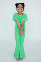 Seafoam Green Scrunchy Bells by Mila & Rose ®