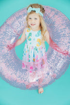 Seahorse Swirl Tank Twirl Dress by Mila & Rose ®