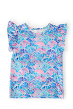 Seaside Shells S/S Ruffle Tee by Mila & Rose ®