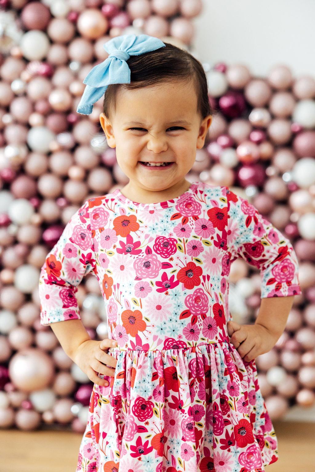 Secret Garden 3/4 Sleeve Twirl Bodysuit by Mila & Rose ®
