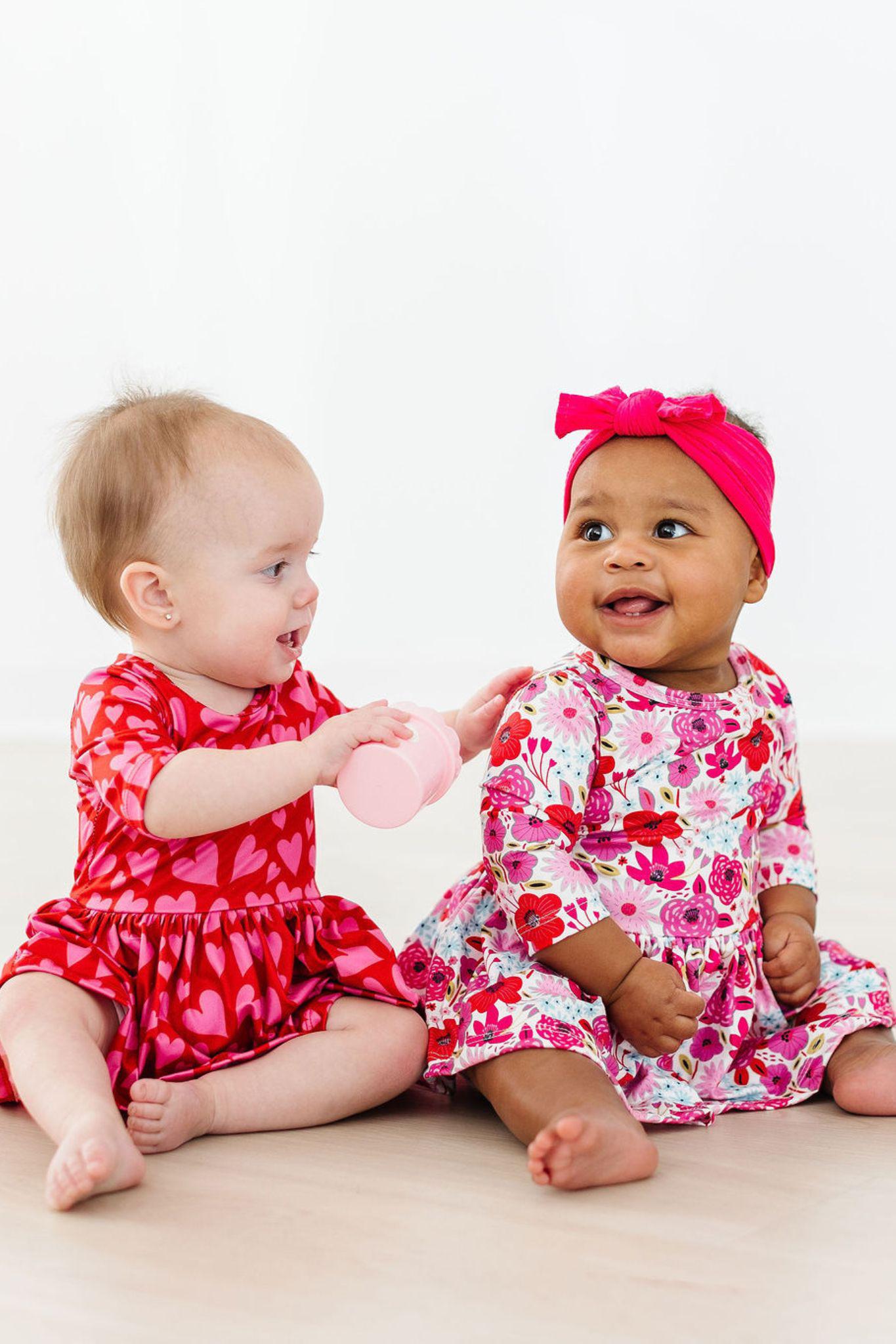 Secret Garden 3/4 Sleeve Twirl Bodysuit by Mila & Rose ®