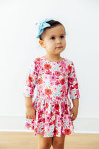 Secret Garden 3/4 Sleeve Twirl Bodysuit by Mila & Rose ®