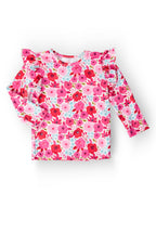 Secret Garden L/S Ruffle Tee by Mila & Rose ®