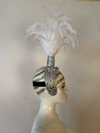 The Stardust Empress – Deluxe Feathered Samba & Carnival Crown by Stardust Starlets