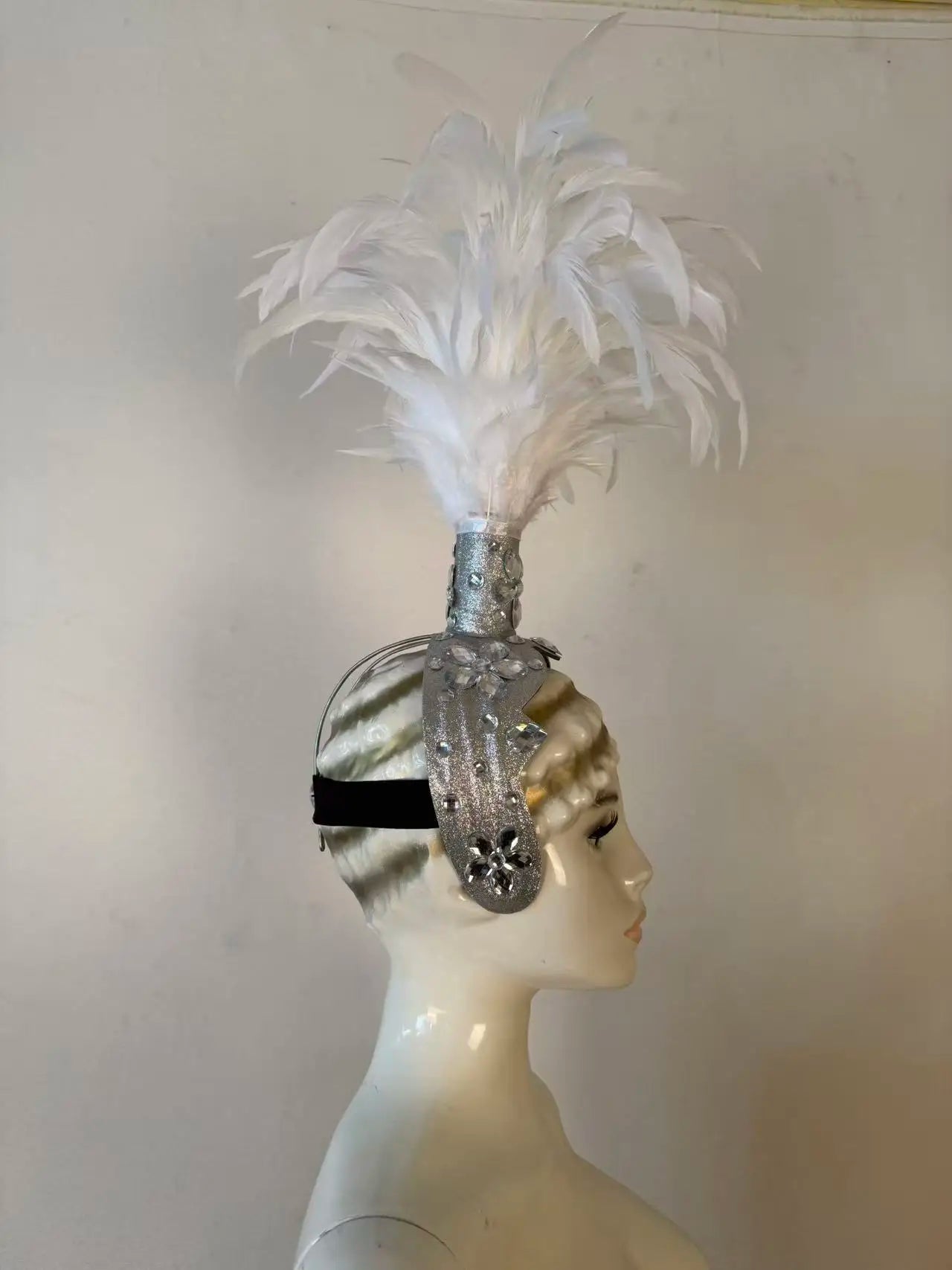 The Stardust Empress – Deluxe Feathered Samba & Carnival Crown by Stardust Starlets