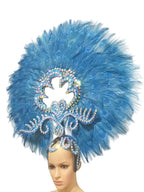 The Stardust Sovereign – Majestic Feathered Samba Carnival Headdress by Stardust Starlets