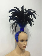 The Stardust Empress – Deluxe Feathered Samba & Carnival Crown by Stardust Starlets