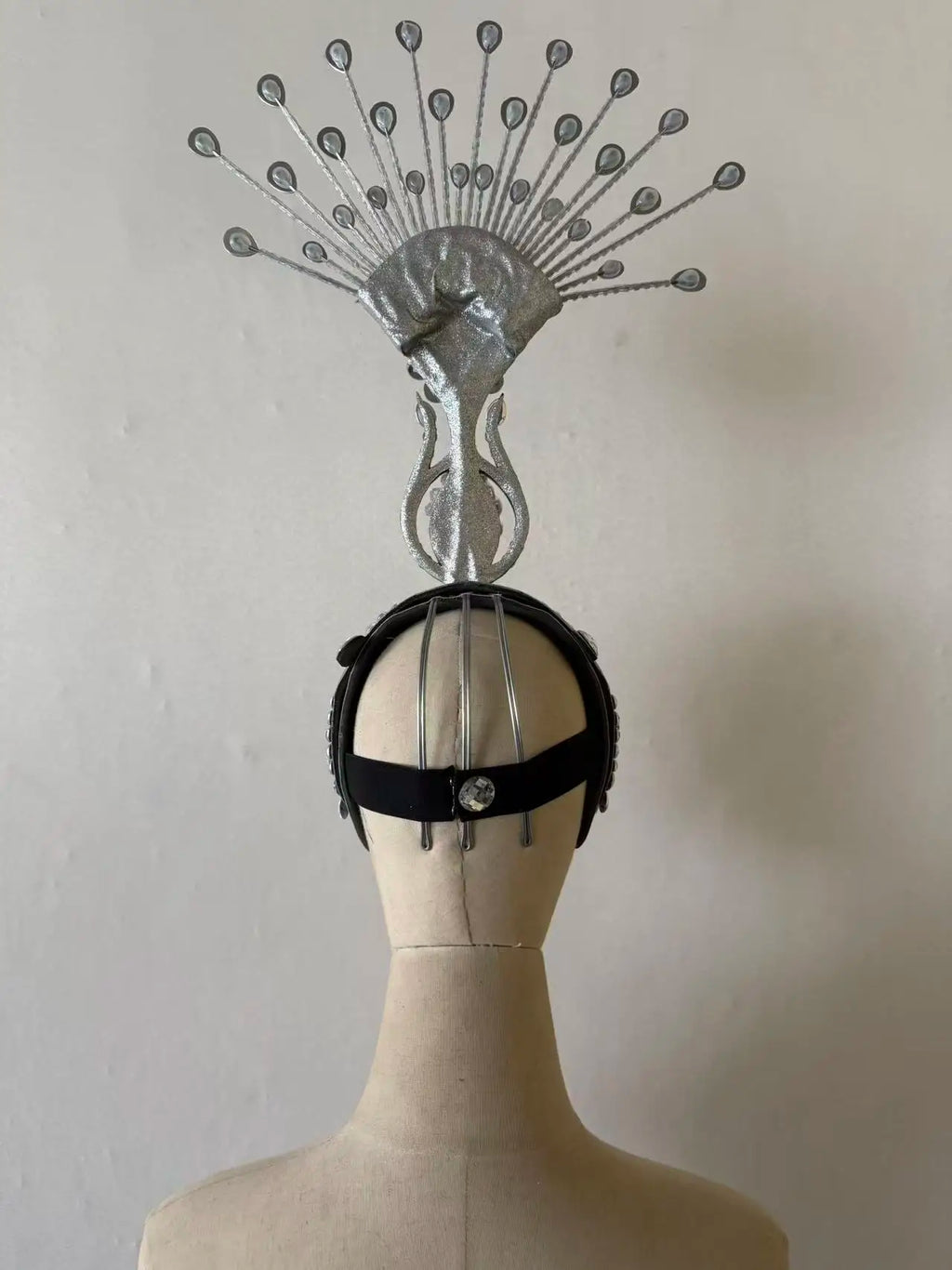 The Stardust Aurora – Premium Feathered Samba Carnival Headdress by Stardust Starlets