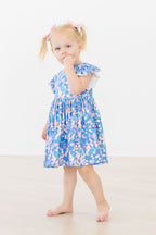 Shimmer & Shine Flutter Sleeve Twirl Dress by Mila & Rose ®