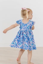 Shimmer & Shine Flutter Sleeve Twirl Dress by Mila & Rose ®