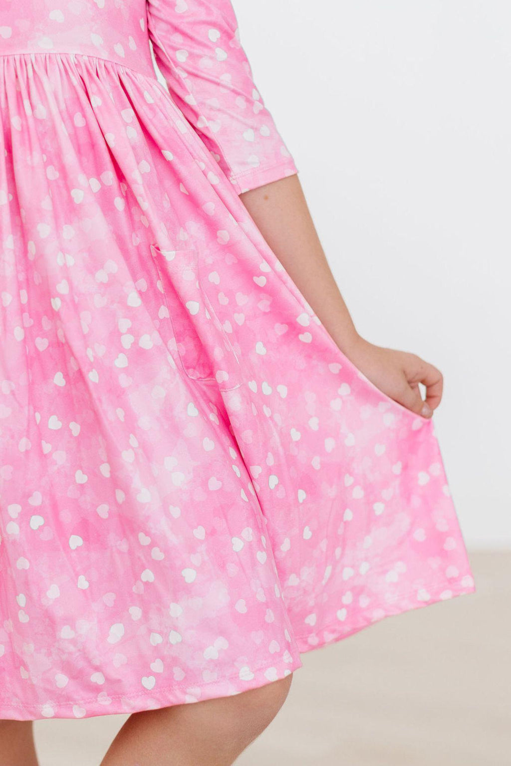 Shine Bright 3/4 Sleeve Pocket Twirl Dress by Mila & Rose ®