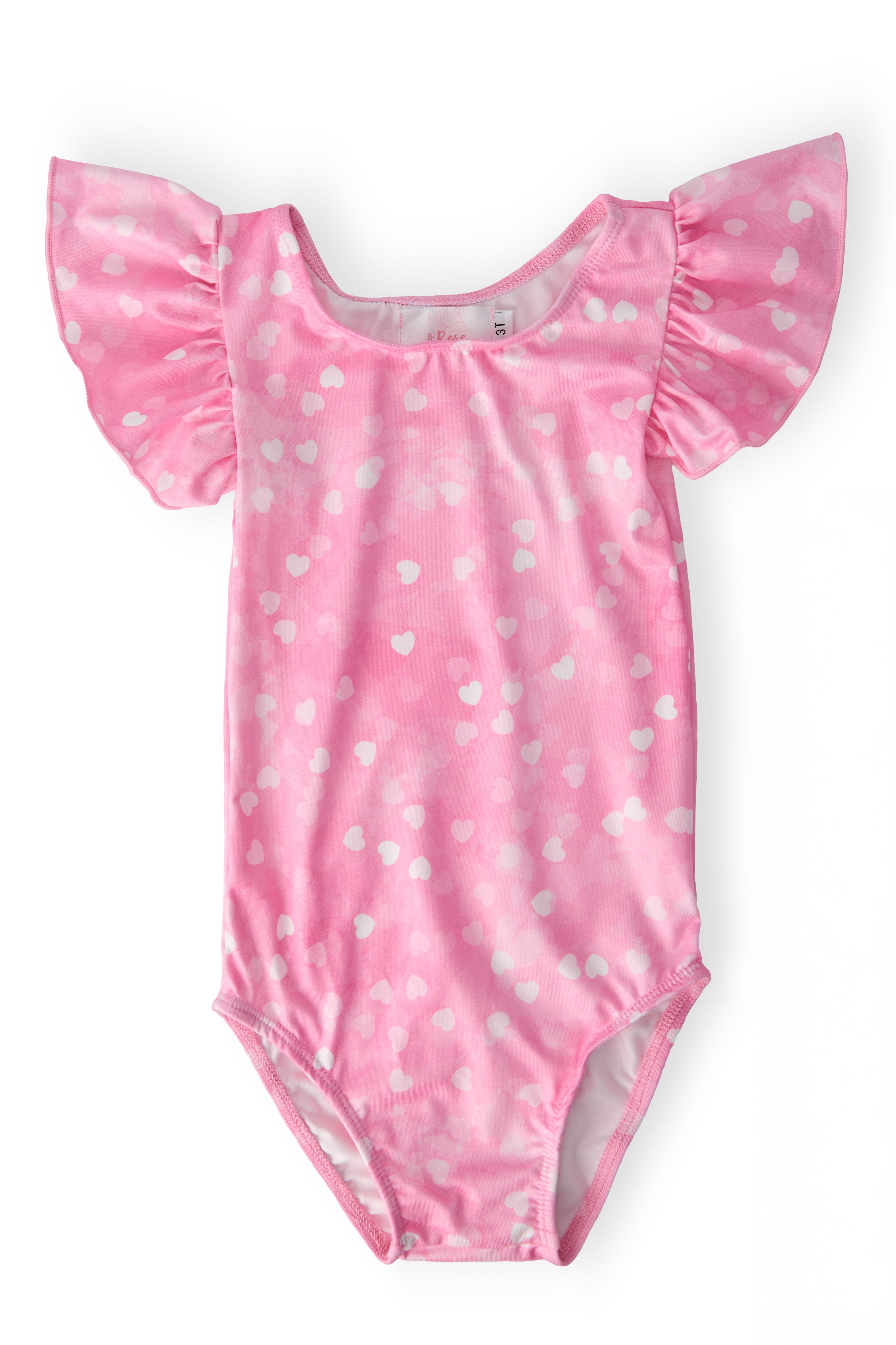 Shine Bright S/S Flutter Sleeve Leotard by Mila & Rose ®