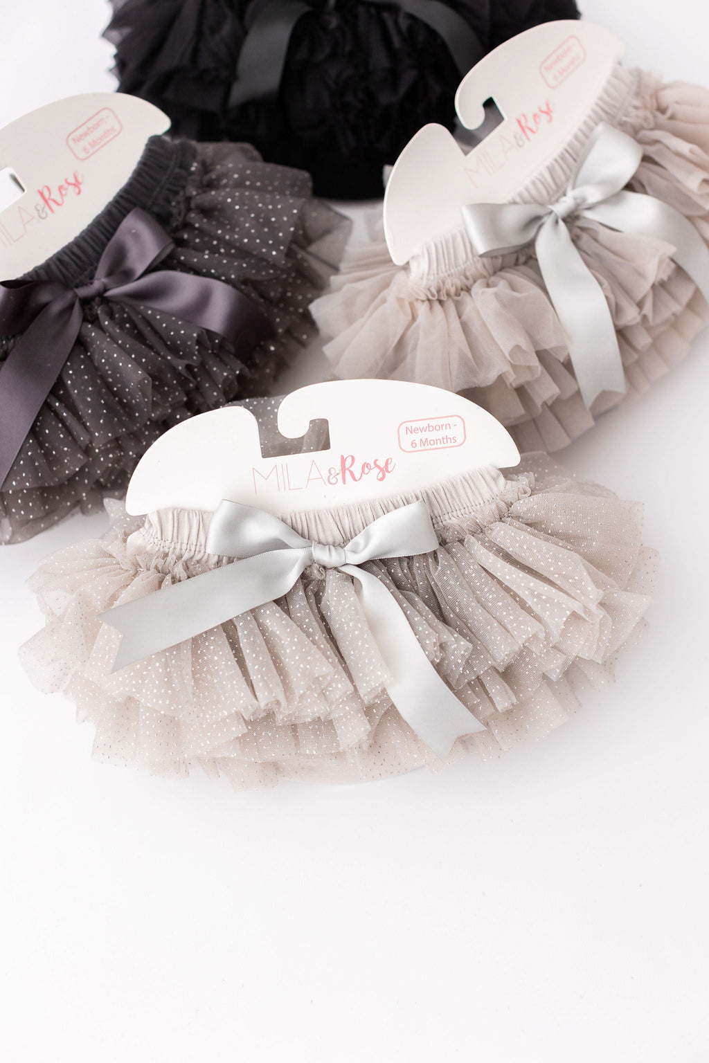 SALE Silver Glitter Ruffle Tutu Bloomer by Mila & Rose ®