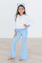 Sky Blue Scrunchy Bells by Mila & Rose ®