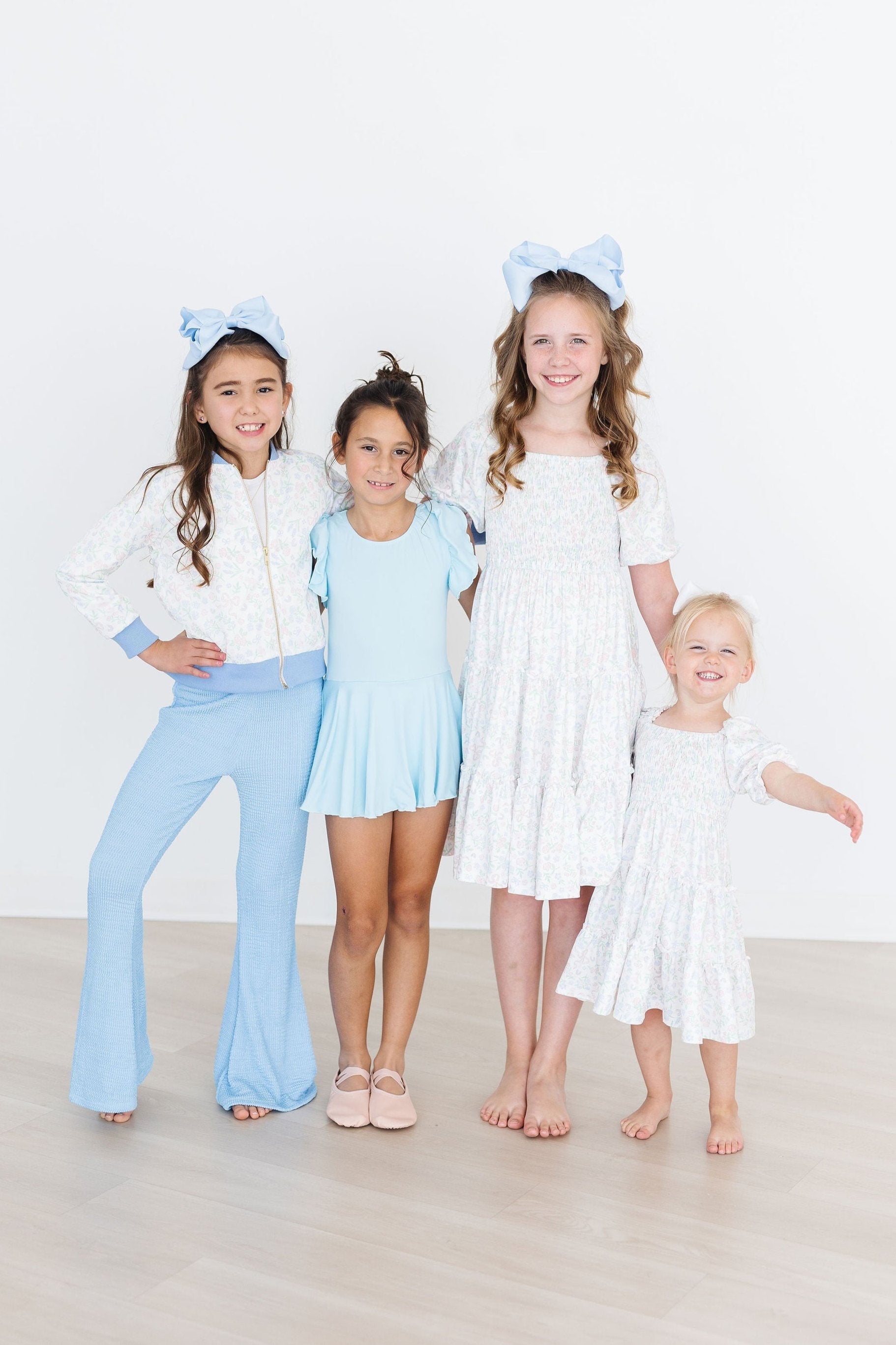 Sky Blue Scrunchy Bells by Mila & Rose ®