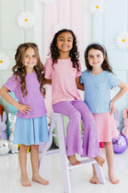 Bright Lilac Scrunchy Pocket Tee by Mila & Rose ®