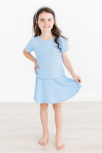 Sky Blue Scrunchy Twirl Skort by Mila & Rose ®